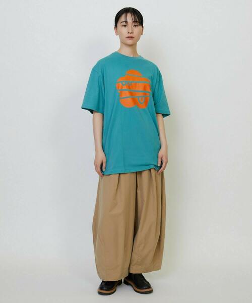 FRAPBOIS(フラボア)の「パークマークT(Tシャツ/カットソー・レディース・グリーン/ブラック/ピンク・1/2)」の18枚目の写真