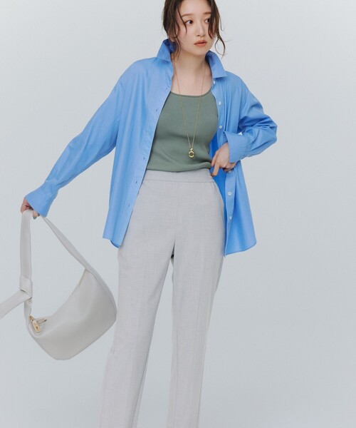 23区(ニジュウサンク)の「【CLASSY.5月号掲載/洗える】CANCLINI ベーシック シャツ(シャツ/ブラウス・レディース・ホワイト系/スカイブルー系1/ホワイト系1/スカイブルー系/オレンジ系1・38/36/40)」の10枚目の写真