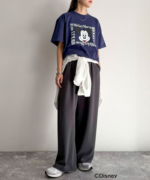 fredy emue(フレディエミュ)の「【GOOD ROCK SPEED/グッドロックスピード】Disney Mickey半袖Tシャツ(Tシャツ/カットソー・レディース・オフホワイト/ピンク/ネイビー・38)」の21枚目の写真