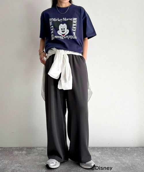 fredy emue(フレディエミュ)の「【GOOD ROCK SPEED/グッドロックスピード】Disney Mickey半袖Tシャツ(Tシャツ/カットソー・レディース・オフホワイト/ピンク/ネイビー・38)」の22枚目の写真