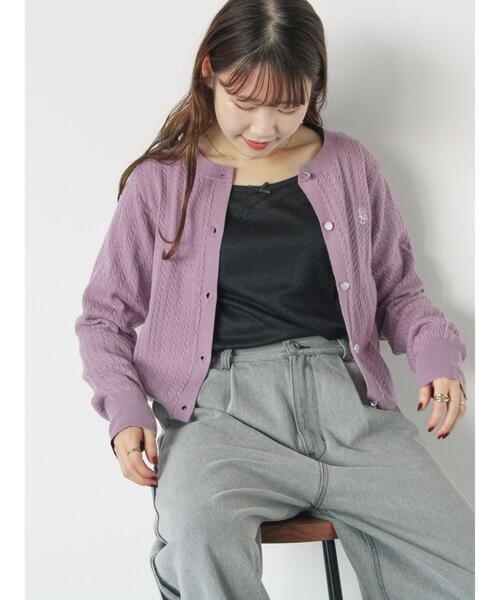 ehka sopo（エヘカソポ）の「パターンメッシュリボンカットソー（Tシャツ/カットソー・レディース・ブラック/ミント/オフホワイト/グレー・F）」の10枚目の写真