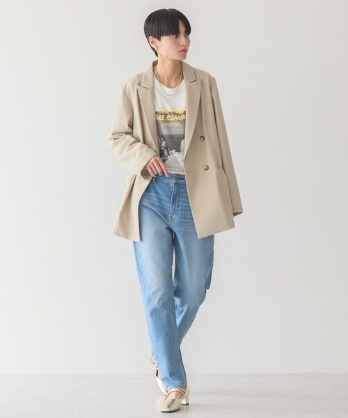 AMERICAN HOLIC（アメリカンホリック）の「テーパードデニム（デニムパンツ・レディース・ブルー系その他/ライトインディゴブルー/ワンウォッシュ・XL/L/M/S）」の10枚目の写真