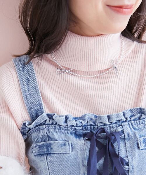 MAJESTIC LEGON(マジェスティックレゴン)の「シャイニーリボンネックレス(ネックレス・レディース・B/A・FREE)」の10枚目の写真