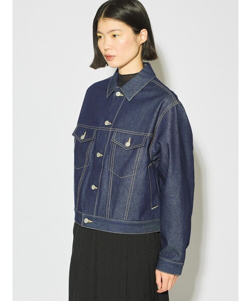 小物などお買い得な福袋 セール】MIDIUMISOLID for Ladies ショートデニムジャケット ジャケット・アウター