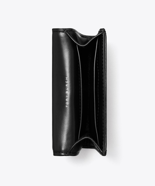 【TORY BURCH】クローバー キルティング フラップ カードケース キラ ダイヤモンドキルト クローバー フラップカードケース