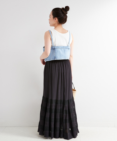 B.C STOCK(ベーセーストック)の「LEE/リー BUSTIER ビスチェ(ベスト・レディース・ブルー・MEDIUM)」の13枚目の写真