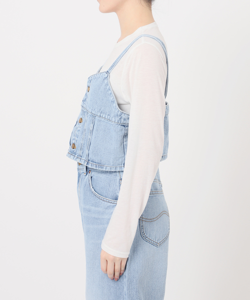 B.C STOCK(ベーセーストック)の「LEE/リー BUSTIER ビスチェ(ベスト・レディース・ブルー・MEDIUM)」の18枚目の写真
