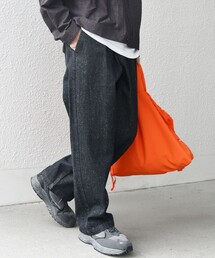 SHIPS any | SHIPS any: フリーサイズ  カラー/ネップ  デニム イージーパンツ (ユニセックス)◇(デニムパンツ)