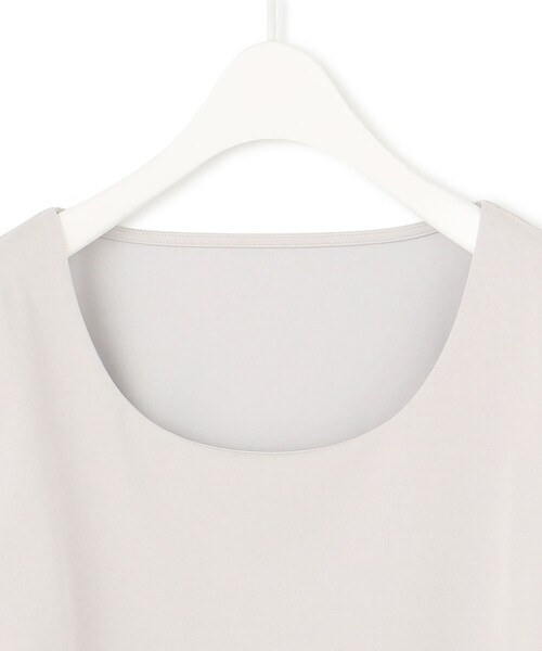 ICB(アイシービー)の「スーペリアジャージー Uネック半袖プルオーバー(Tシャツ/カットソー・レディース・ブラック系/ライトグレー系/アイボリー系・SMALL/MEDIUM/X-SMALL)」の8枚目の写真