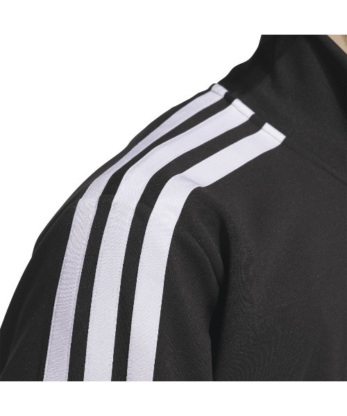 adidas(アディダス)の「アディダス adidas スリーストライプス レギュラーフィット ダブルニット トラックジャケット(ジャージ・メンズ・ブラック×ホワイト/ブルー系その他/ブラック×ブラック/ネイビー・LL/M/L/3L/S/XL)」の7枚目の写真