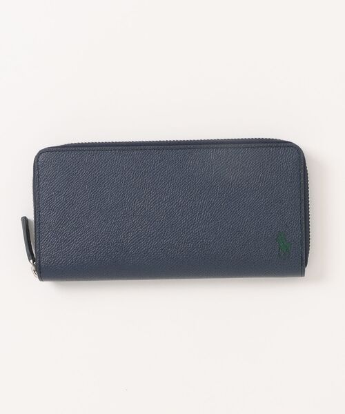 POLO RALPH LAUREN ポロラルフローレン　ラウンドジップ長財布 ゴードンプリント ラウンドジップ ロングウォレット（財布