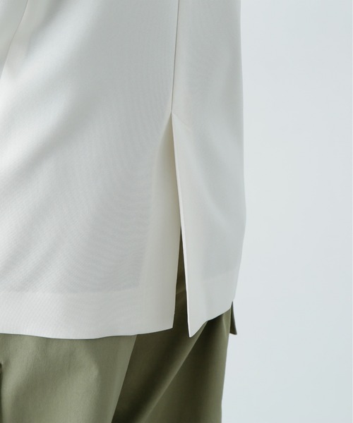 N.(N. Natural Beauty Basic)(エヌエヌナチュラルビューティーベーシック)の「マットウースダブルジャケット(テーラードジャケット・レディース・ブラウン/オフホワイト/ネイビー/グレー・SMALL/MEDIUM)」の18枚目の写真