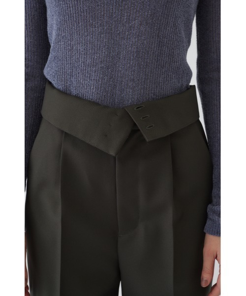 リムアーク Gabardine super high waist PT 現行品 Covering high waist PT カバーリングハイウエストパンツ