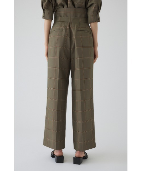 リムアーク Gabardine super high waist PT 現行品 Gabardine super high waist PT ギャバジンスーパーハイウエスト