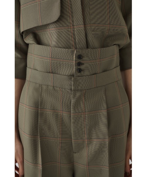Gabardine super high waist PT ギャバジンスーパーハイウエスト