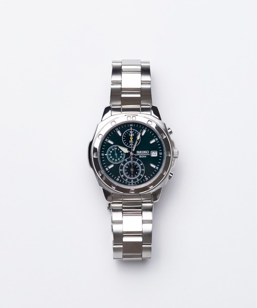 SEIKO（セイコー）の「【60】【ITN】【SEIKO】 クロノグラフ　カラーダイヤル　メタルベルト【海外モデル】（アナログ腕時計・メンズ・ホワイト/ブラック/グリーン/ブルー・FREE）」の7枚目の写真
