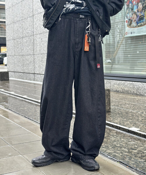 CPCM（シーピーシーエム）の「バルーンデニムイージーパンツ（その他パンツ・メンズ・ブラック/ベージュ/インディゴブルー/グリーン・MEDIUM/LARGE）」の2枚目の写真