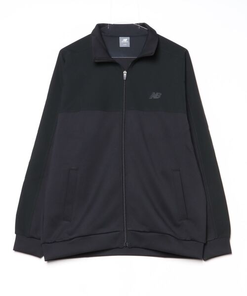 NEW BALANCE(ニューバランス)の「【別注】ニューバランス New Balance THE CITY ウーブンコンビダンボールジャケット 限定コラボ(ジャージ・メンズ・サンドグレー/ブラック・S/M/L/LL/3L)」の1枚目の写真