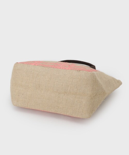 UNTITLED(アンタイトル)の「【保冷機能付き】ジュートバッグ(トートバッグ・レディース・ブラウン系その他2/ホワイト系3/ブラック系/ブルー系/ピンク系その他/ダークブラウン系・99)」の11枚目の写真