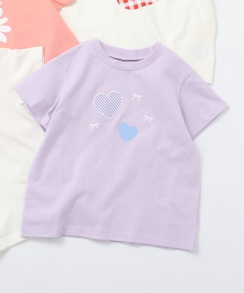 apres les cours（アプレレクール）の「【ジュニア対応】アソートモチーフ半袖Tシャツ/7days Style（Tシャツ/カットソー・キッズ・ネイビー/イエロー/ミント/キナリ/ラベンダー/その他2/グリーン/サーモンピンク/サックスブルー/アイボリー・80/90/100/110/120/130/140）」の7枚目の写真