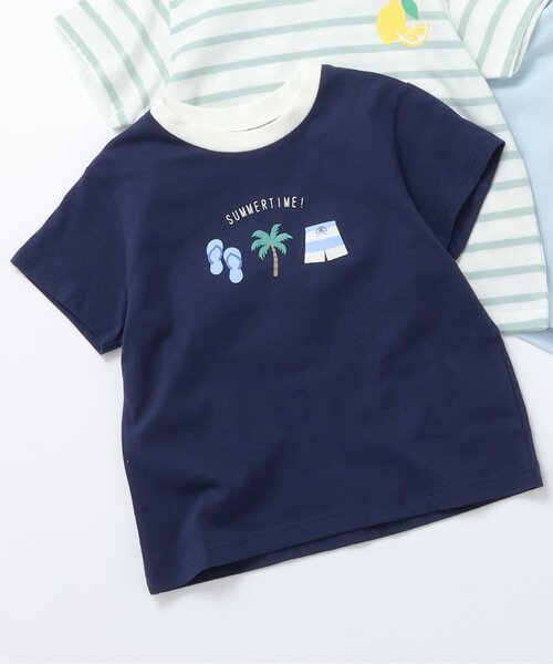 セール】【ジュニア対応】アソートモチーフ半袖Tシャツ/7days