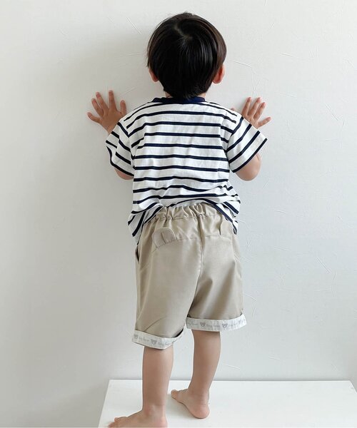 apres les cours（アプレレクール）の「【ジュニア対応】アソートモチーフ半袖Tシャツ/7days Style（Tシャツ/カットソー・キッズ・ネイビー/イエロー/ミント/キナリ/ラベンダー/その他2/グリーン/サーモンピンク/サックスブルー/アイボリー・80/90/100/110/120/130/140）」の21枚目の写真