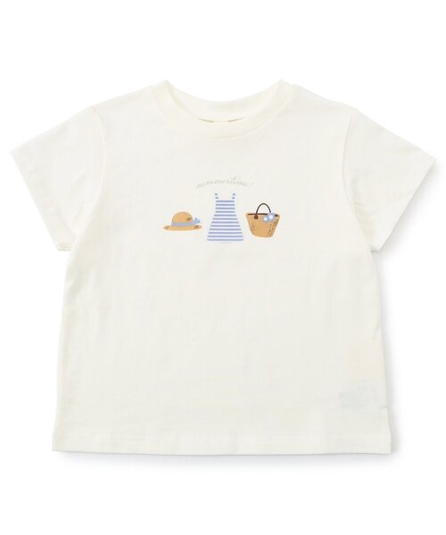 apres les cours（アプレレクール）の「【ジュニア対応】アソートモチーフ半袖Tシャツ/7days Style（Tシャツ/カットソー・キッズ・ネイビー/イエロー/ミント/キナリ/ラベンダー/その他2/グリーン/サーモンピンク/サックスブルー/アイボリー・80/90/100/110/120/130/140）」の14枚目の写真