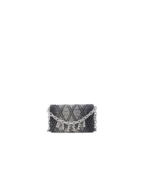 DIESEL(ディーゼル)の「ウィメンズ ウォレットバッグ CHARM-D WALLET STRAP(財布・レディース・ブラック・UNI)」の5枚目の写真
