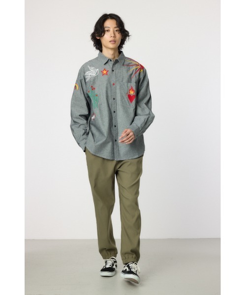 RODEO CROWNS WIDE BOWL（ロデオクラウンズワイドボウル）の「Awesome Stretch ジョグパンツ（その他パンツ・メンズ・ブラック/カーキ/ピンク/ライトグレー・MEDIUM/LARGE）」の14枚目の写真