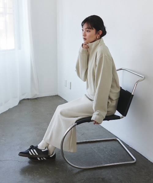 Bonjour Sagan セットアップ ニットカーディガン×ショートパンツ