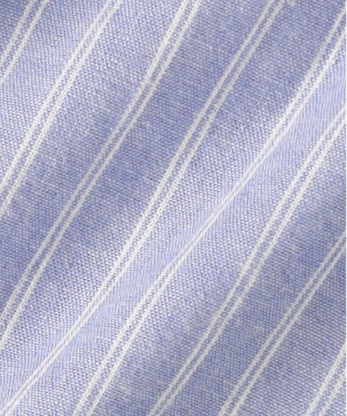 BACK NUMBER（バックナンバー）の「【BACK NUMBER】綿麻ストライプシャツ（シャツ/ブラウス・メンズ・ホワイト/ネイビー・XL/L/M/S）」の4枚目の写真