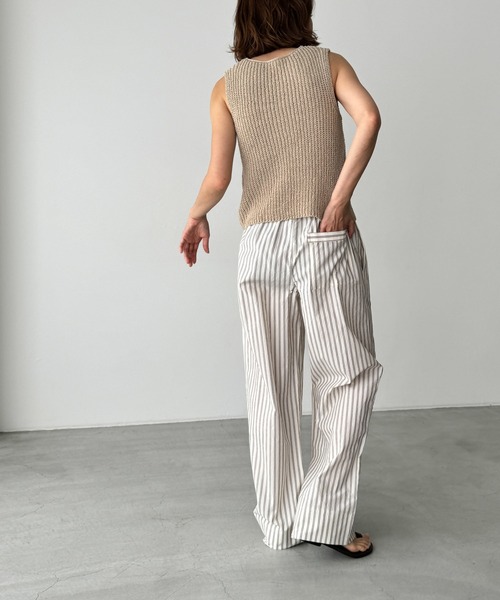 CANAL JEAN(キャナルジーン)の「HARING PAJAMAパンツ(その他パンツ・レディース・ブルー/サックスブルー/ブラウン・ONE SIZE)」の5枚目の写真