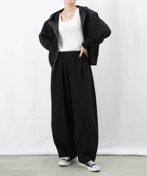 LUCA/LADY LUCK LUCA(ルカ/レディラックルカ)の「LC/LLL シアーフードブルゾン/シアーパーカー(ブルゾン・レディース・ライトグレー/イエロー/ブラック/オフホワイト・FREE)」の12枚目の写真