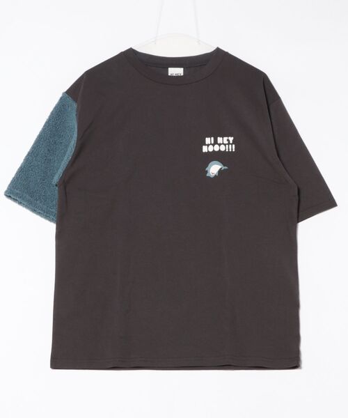 セール】【Hi Hey Hoooo/ハイヘイホー】袖アニマルTシャツ（T