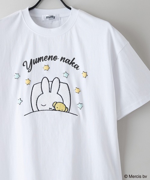 Miffy( ミッフィー)の「【miffy/ミッフィー】Dick Bruna ディック・ブルーナ オリジナルデザイン Tシャツ ドロップショルダー ユニセックス(Tシャツ/カットソー・メンズ・ピンク系その他2/ベージュ系その他/ホワイト系その他/ホワイト系その他2・SMALL/MEDIUM/LARGE)」の7枚目の写真