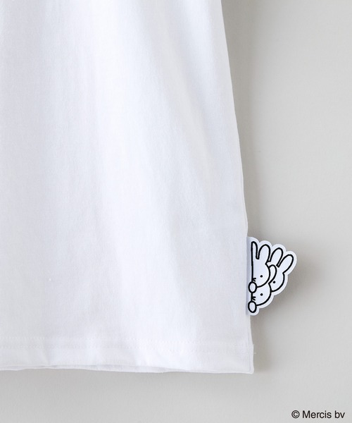 Miffy( ミッフィー)の「【miffy/ミッフィー】Dick Bruna ディック・ブルーナ オリジナルデザイン Tシャツ ドロップショルダー ユニセックス(Tシャツ/カットソー・メンズ・ピンク系その他2/ベージュ系その他/ホワイト系その他/ホワイト系その他2・SMALL/MEDIUM/LARGE)」の11枚目の写真