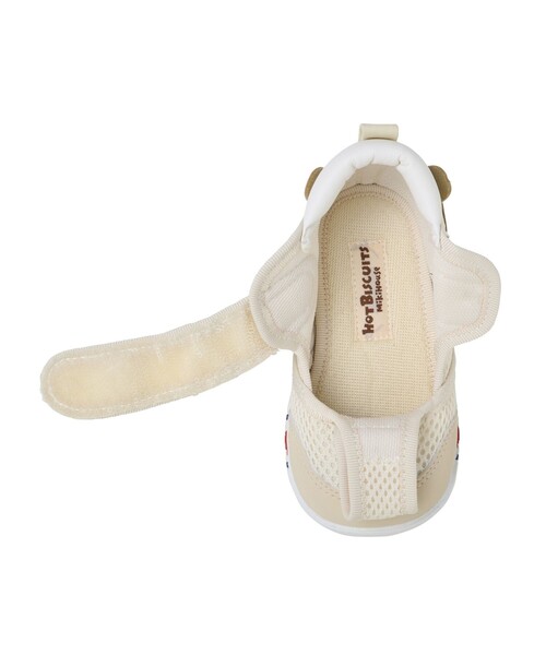 HOT BISCUITS（ホットビスケッツ）の「かかと顔 メッシュ ファーストベビーシューズ（スニーカー・キッズ・ラベンダー/グリーン/イエロー/マルチ/アイボリー・13.5cm/12.5cm/12cm/13cm/11.5cm）」の12枚目の写真