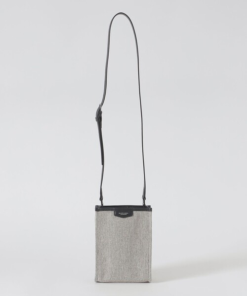 BLACK LABEL CRESTBRIDGE（ブラックレーベル・クレストブリッジ）の「シャンブレーキャンバススクウェアショルダーバッグ（ショルダーバッグ・メンズ・ホワイト系その他・FREE）」の4枚目の写真