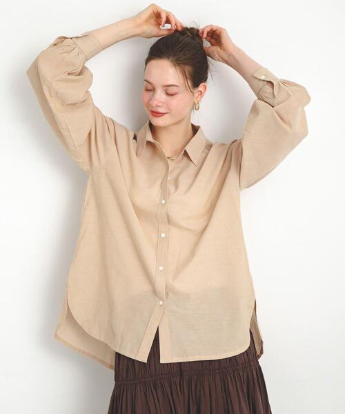 セール】エアリーコットンアソートストライプシャツ（シャツ/ブラウス