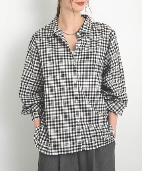 URBAN RESEARCH Sonny Label（アーバンリサーチサニーレーベル）の「エアリーコットンアソートストライプシャツ（シャツ/ブラウス・レディース・ピンク/ベージュ/ミント/チェック/ライトブルー/ピンク系その他・FREE）」の6枚目の写真