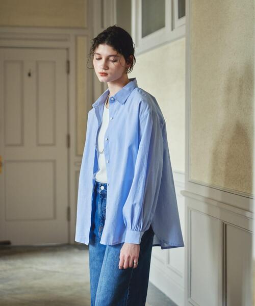 URBAN RESEARCH Sonny Label（アーバンリサーチサニーレーベル）の「エアリーコットンアソートストライプシャツ（シャツ/ブラウス・レディース・ピンク/ベージュ/ミント/チェック/ライトブルー/ピンク系その他・FREE）」の4枚目の写真