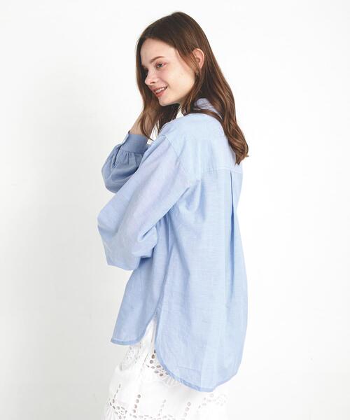 URBAN RESEARCH Sonny Label（アーバンリサーチサニーレーベル）の「エアリーコットンアソートストライプシャツ（シャツ/ブラウス・レディース・ピンク/ベージュ/ミント/チェック/ライトブルー/ピンク系その他・FREE）」の7枚目の写真