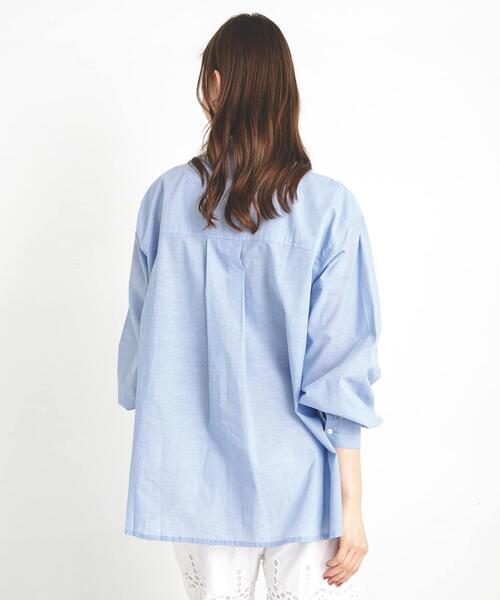 URBAN RESEARCH Sonny Label（アーバンリサーチサニーレーベル）の「エアリーコットンアソートストライプシャツ（シャツ/ブラウス・レディース・ピンク/ベージュ/ミント/チェック/ライトブルー/ピンク系その他・FREE）」の8枚目の写真