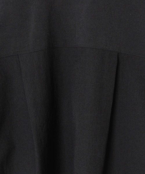 LEPSIM（レプシィム）の「《リネンライクドライシリーズ》オープンカラーショート5分袖シャツ　289705（シャツ/ブラウス・レディース・ベージュ/アイボリー/ブラック・FREE）」の12枚目の写真