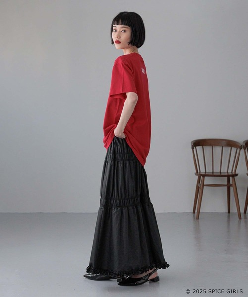 LOWRYS FARM(ローリーズファーム)の「SPICE GIRL TEE 450081(Tシャツ/カットソー・レディース・ホワイト/レッド・FREE)」の5枚目の写真