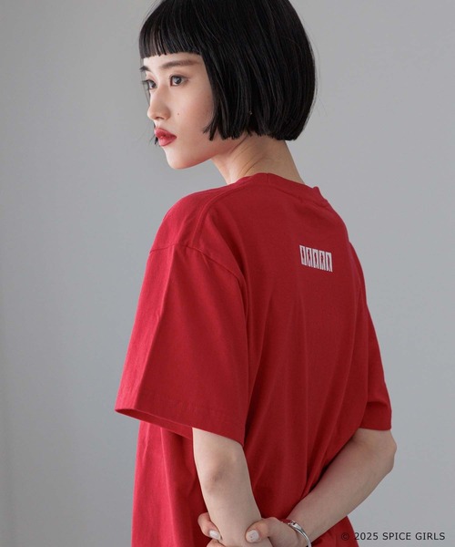 LOWRYS FARM(ローリーズファーム)の「SPICE GIRL TEE 450081(Tシャツ/カットソー・レディース・ホワイト/レッド・FREE)」の8枚目の写真