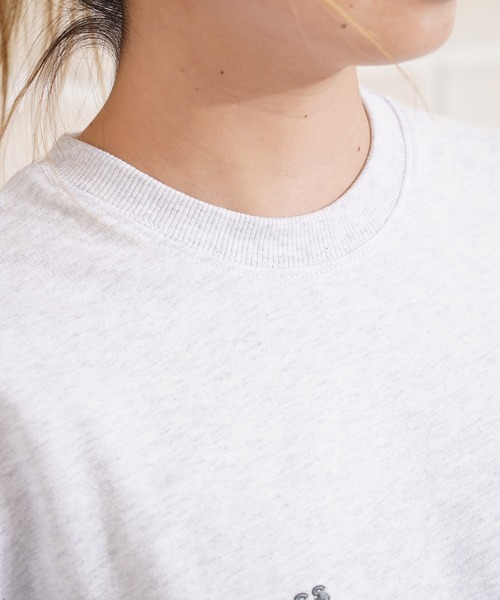 ハート サガラ刺繍 スウェットTシャツ【セットアップ可能】/ Heart Sagara Embroidery Sweat T-Shirt