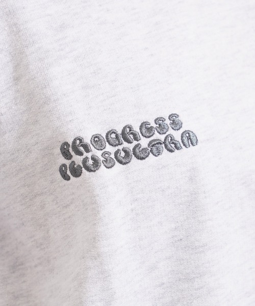 ハート サガラ刺繍 スウェットTシャツ【セットアップ可能】/ Heart Sagara Embroidery Sweat T-Shirt