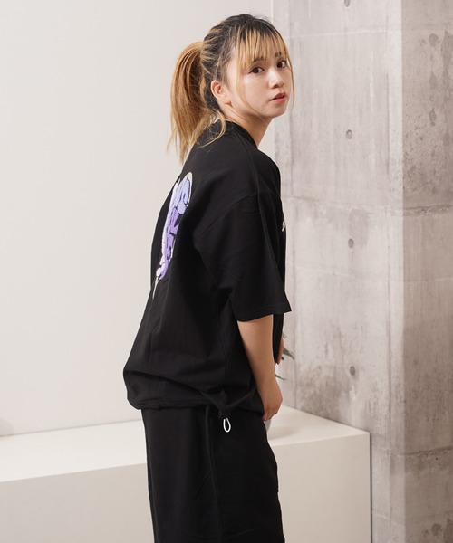 セール】ハート サガラ刺繍 スウェットTシャツ【セットアップ