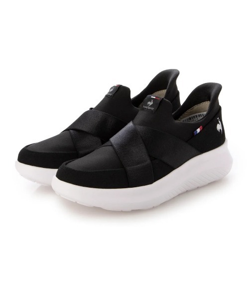 le coq sportif(ルコックスポルティフ)の「クロスベルトスリッポンスニーカー(LCS マルヌ DBSP SI)(スリッポン・レディース・ブラック/グレー/ベージュ・23cm/23.5cm/24cm/24.5cm/22.5cm)」の10枚目の写真